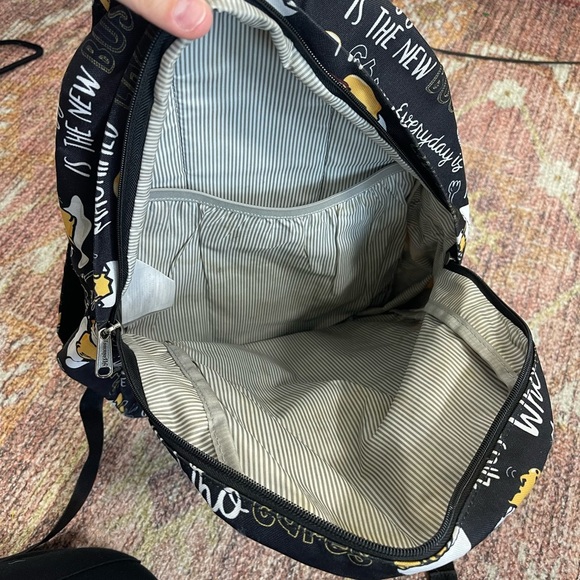 Loungefly Gudetama Lazy Egg Canvas Backpack - Picture 4 of 5